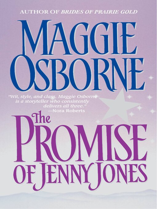Title details for The Promise of Jenny Jones by Maggie Osborne - Available